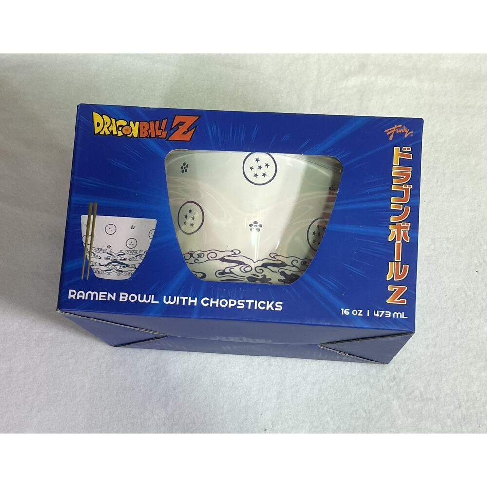 Dragon Ball Z Ramen Bowl With Chopstick DBZ Anime‎ - NEW IN BOX